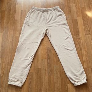 High waist sweatpants w/ pockets (M)